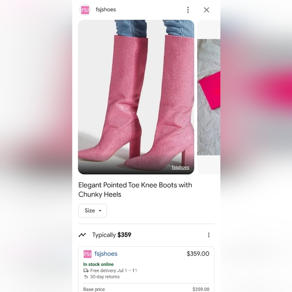 COPY - Bubblegum Rhinestone Boots - Picture 13 of 14